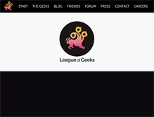 Tablet Screenshot of leagueofgeeks.com
